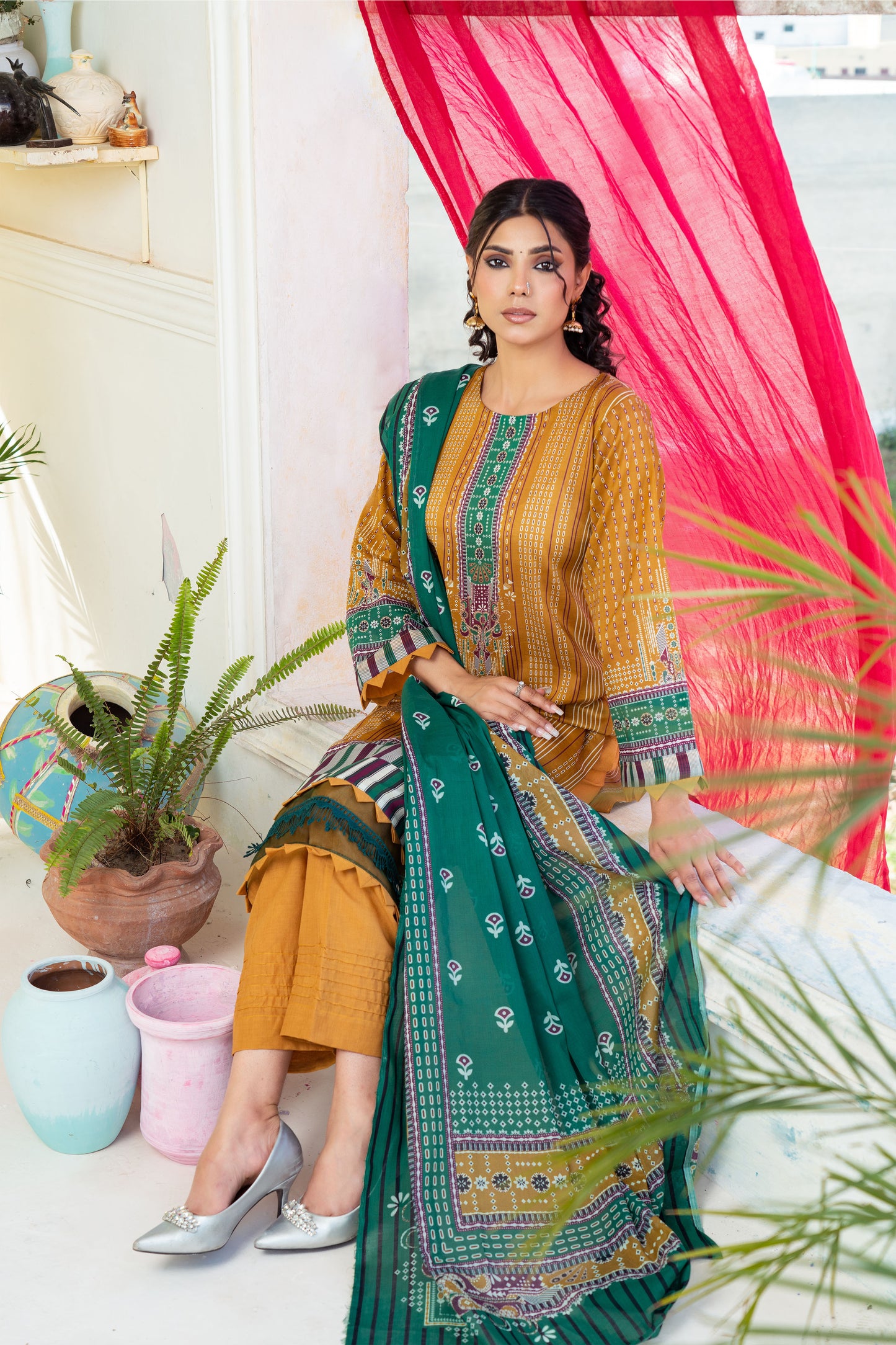 3 Piece - Printed Lawn Suit