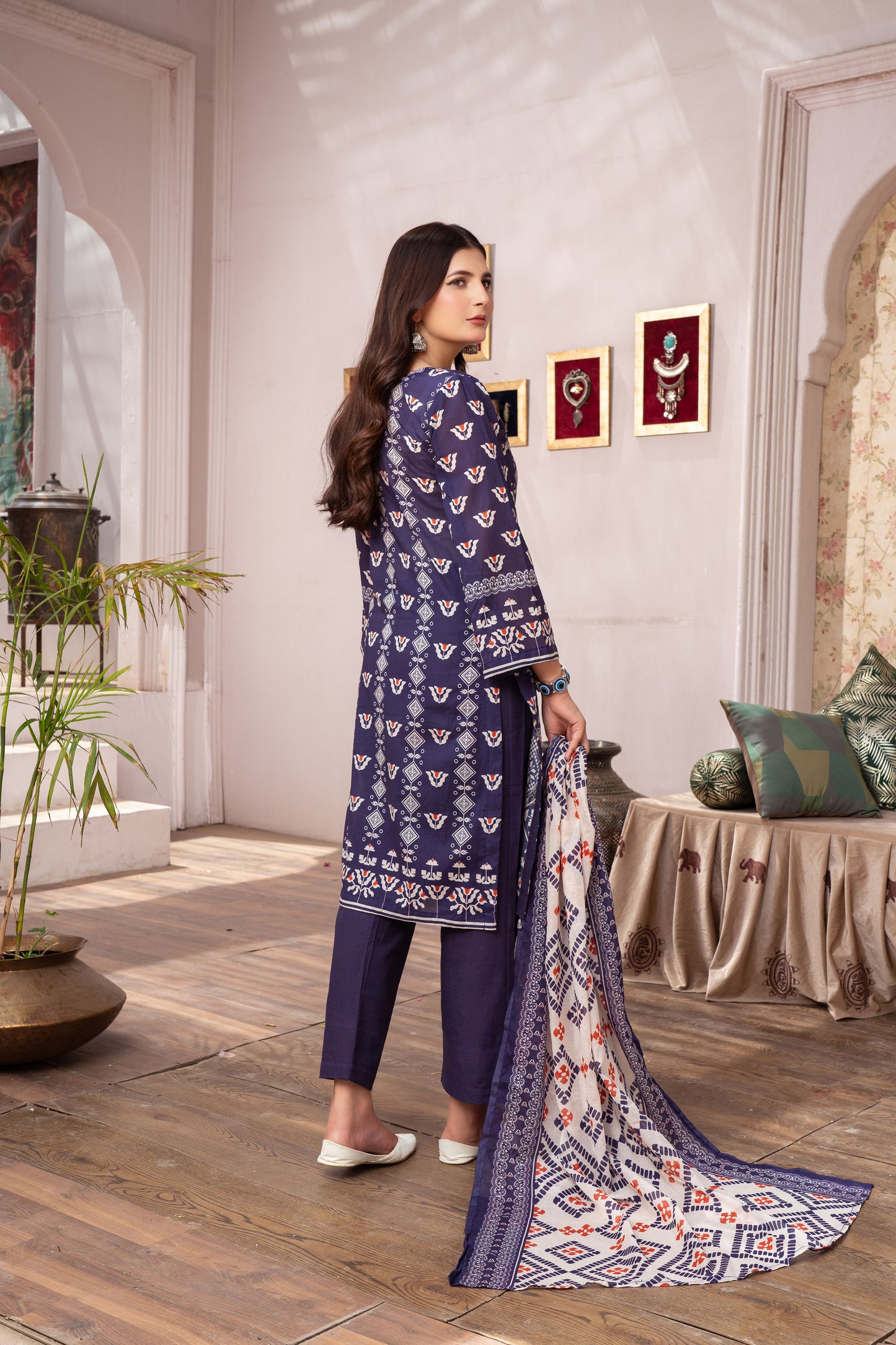 3-Piece Printed Lawn Suit