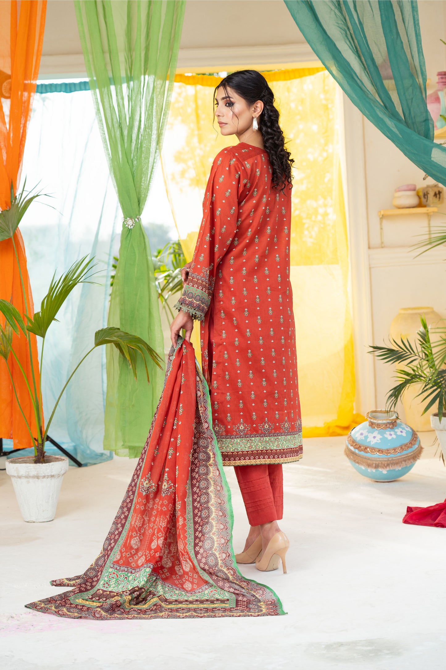 3-Piece Printed Lawn Suit