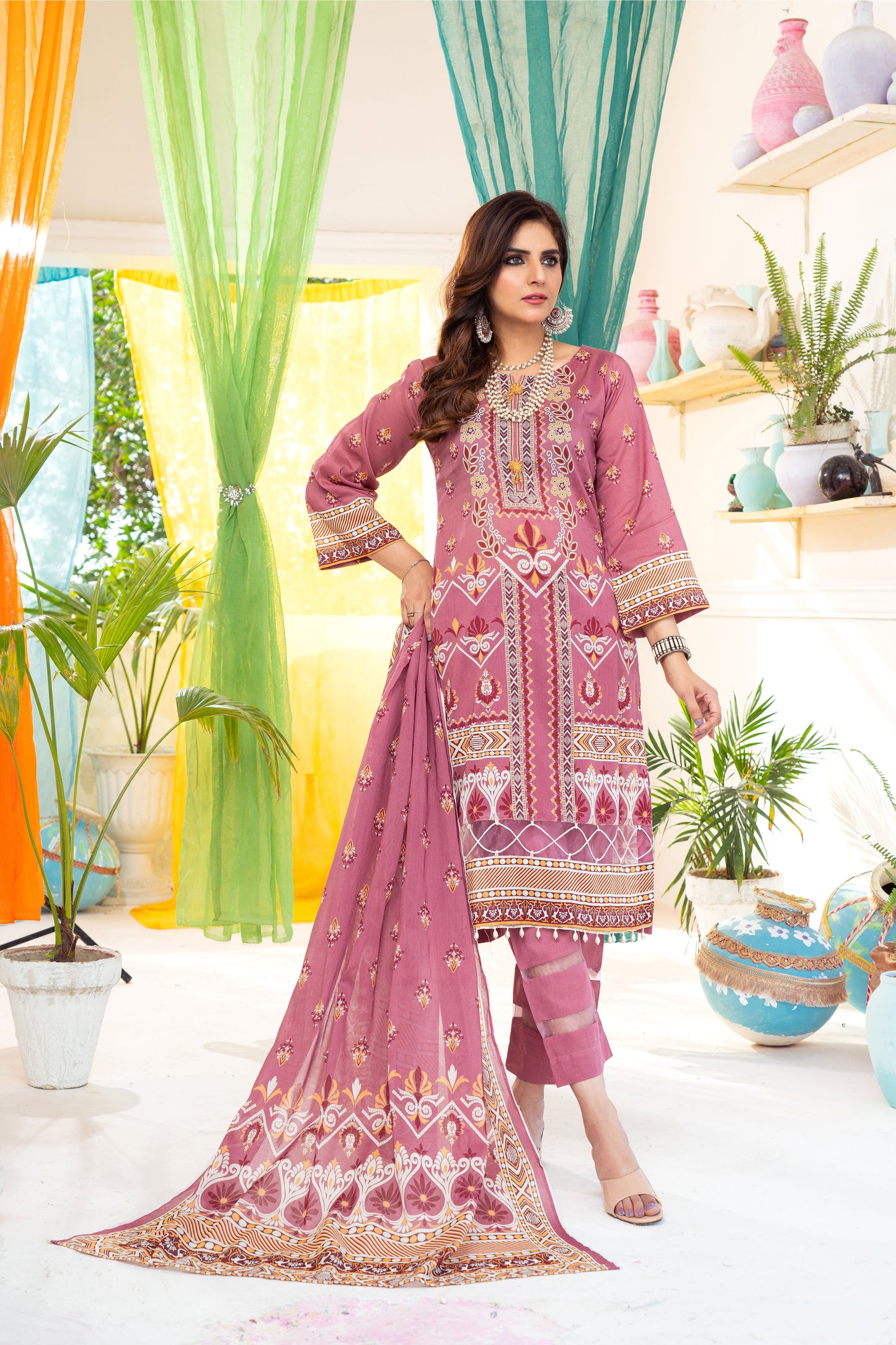 3 Piece - Printed Lawn Suit