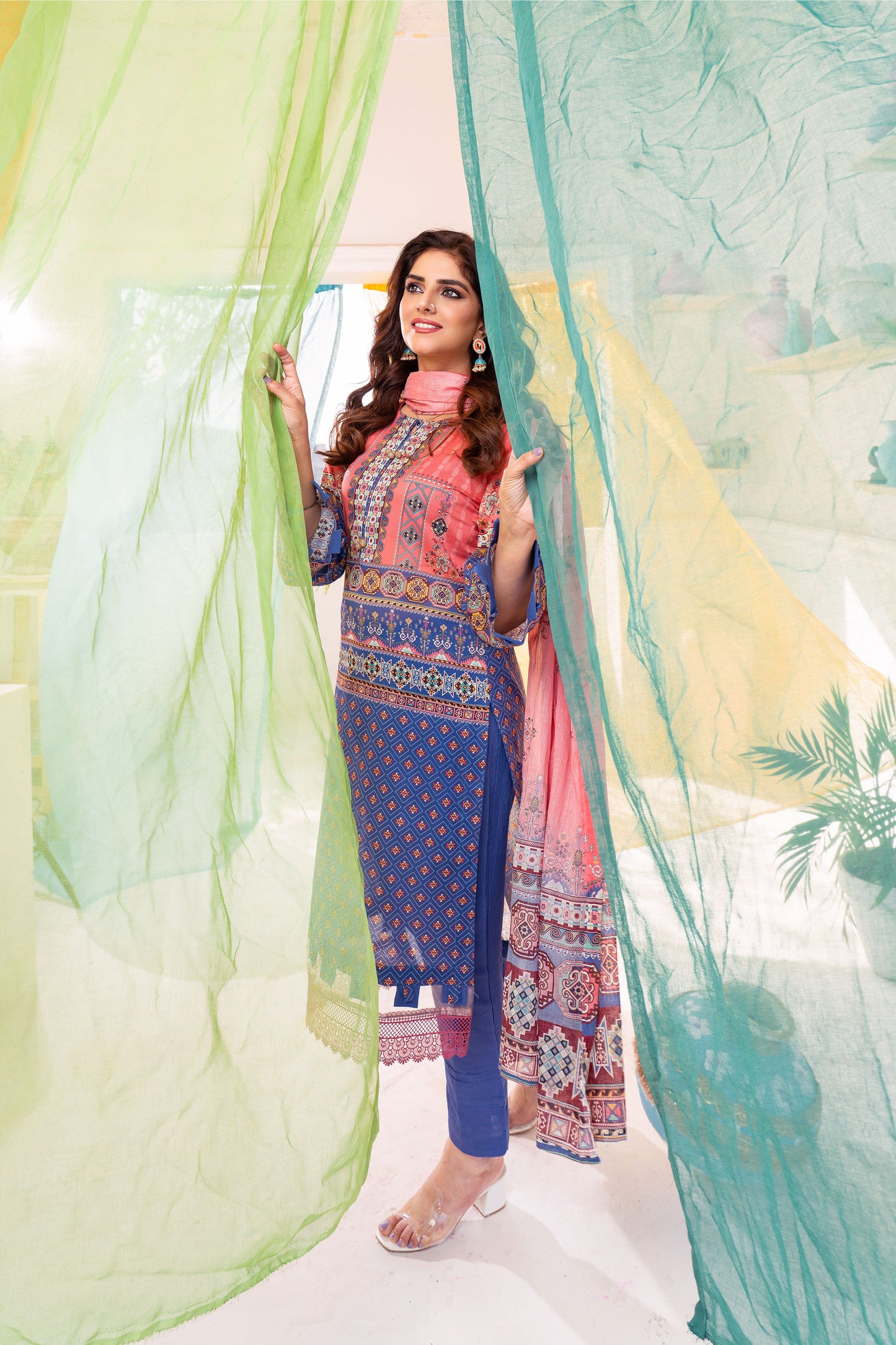 3 Piece - Printed Lawn Suit