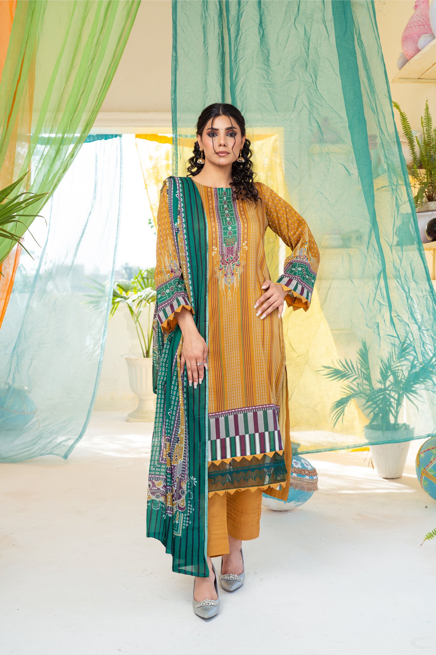 3 Piece - Printed Lawn Suit