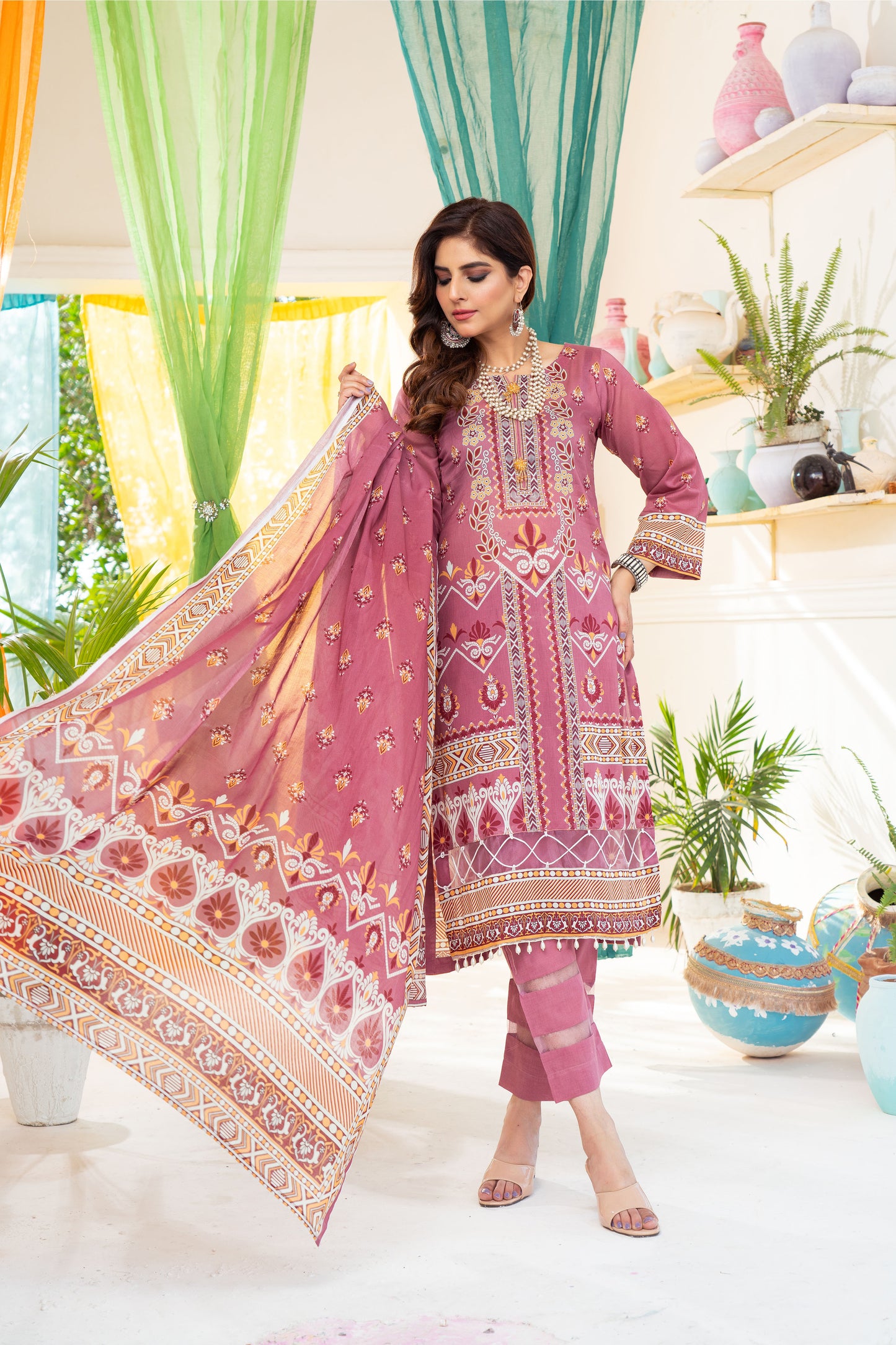 3 Piece - Printed Lawn Suit