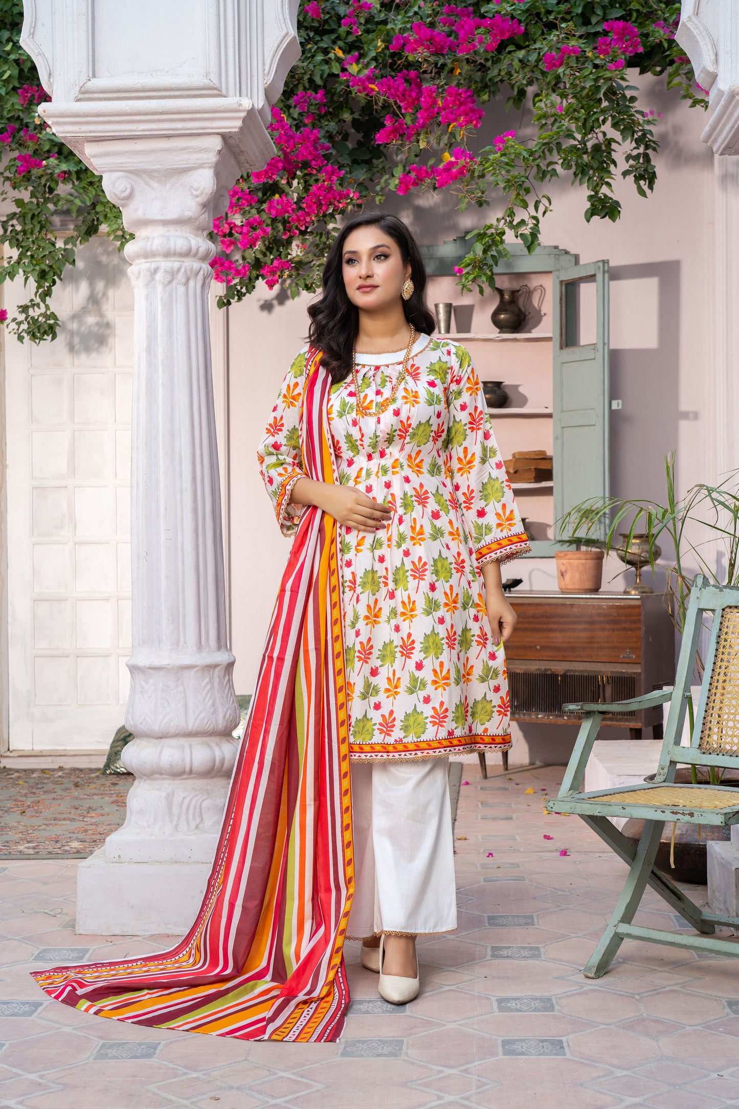 Unstitched 3-piece Lawn Printed