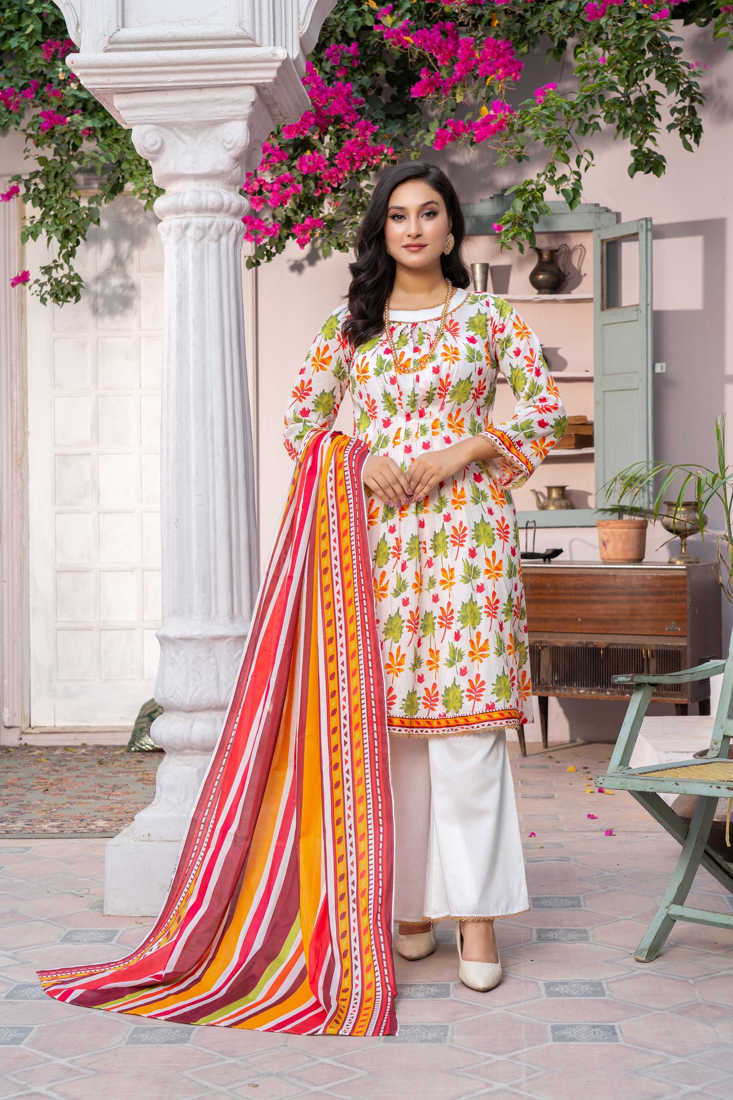 Unstitched 3-piece Lawn Printed